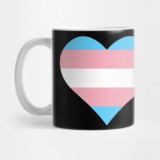 Transgender Flag Heart Mug